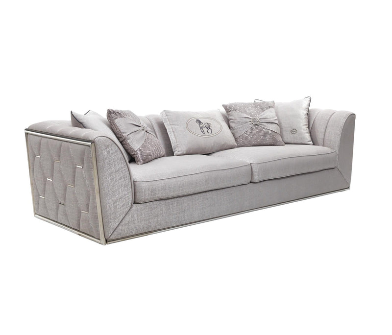 Prag 101" Wide Tuxedo Arm Sofa - Sofas