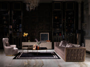 Prag 101" Wide Tuxedo Arm Sofa - Sofas