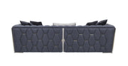 Prag 101" Wide Tuxedo Arm Sofa - Sofas