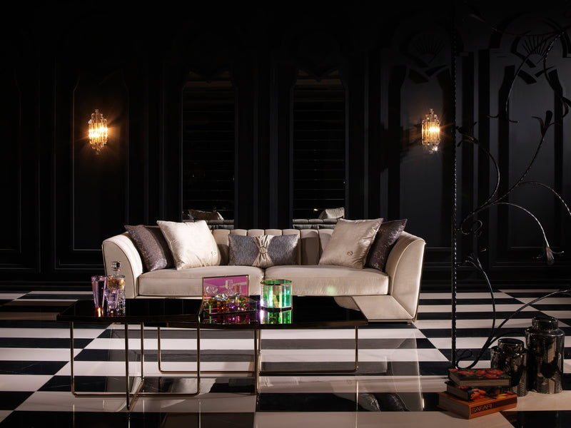 Prag 101" Wide Tuxedo Arm Sofa - Sofas