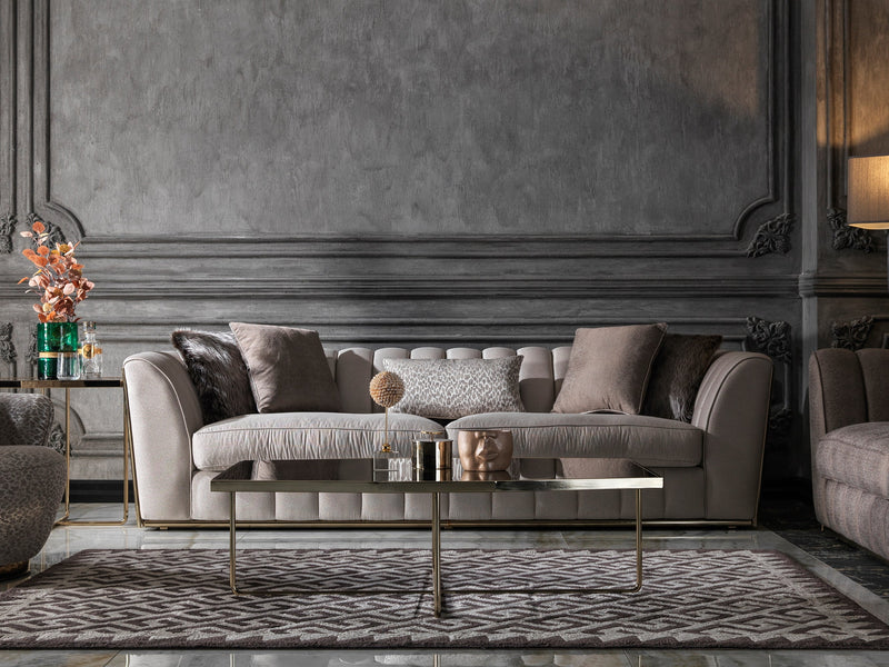 Prag 101" Wide Tuxedo Arm Sofa - Sofas