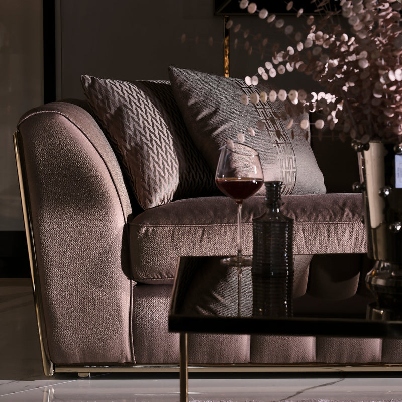 Prag 101" Wide Tuxedo Arm Sofa - Sofas
