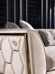 Prag 101" Wide Tuxedo Arm Sofa - Sofas