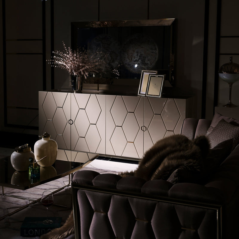 Prag 101" Wide Tuxedo Arm Sofa - Sofas