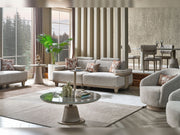 Prag Max 3-pieces (Sofa & Loveseat & Chair) Livingroom in Beige - 200-MAX-PRA-PRAG01-321