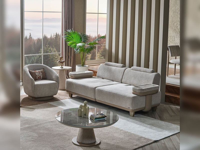 Prag Max Convertible Sofa in Beige - 200-MAX-PRA-PRAG01-3