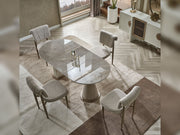 Prag Max Diningroom (Consol With Mirror & Dining Table & 6 Dining Chair) - 200-MAX-PRA-DT-6-SET