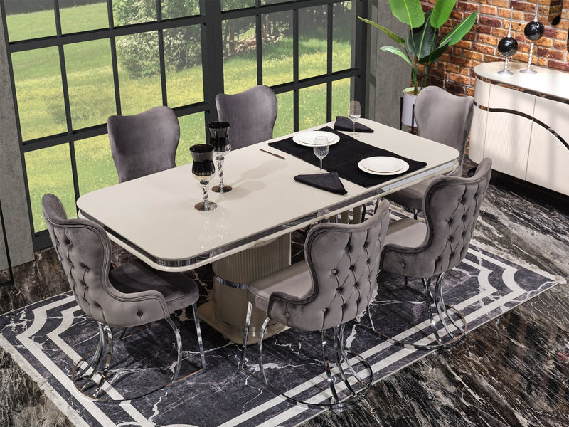 Pragka 8 Person Dining Room Set - Dining Room Sets