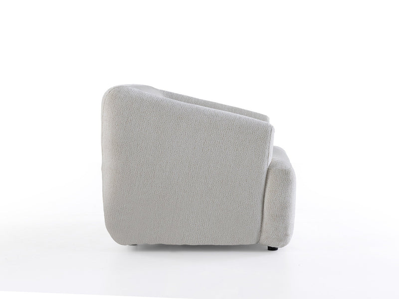 Pralin 4-pieces (2 Sofa & 2 Chair) Livingroom in Cream - 200-ZEN-PRA-CRE-3311