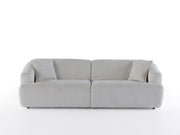 Pralin 4-pieces (2 Sofa & 2 Chair) Livingroom in Cream - 200-ZEN-PRA-CRE-3311