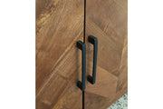 Prattville Brown Accent Cabinet - Lara FurnitureCabinet