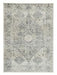 Precia Gray/Cream 7'10" x 10'6" Rug - Gate FurnitureRugs