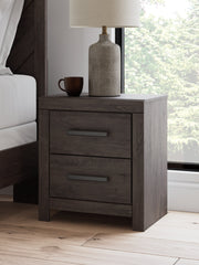 Prendonea Charcoal Nightstand from Ashley - Lara Furniture