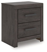 Prendonea Charcoal Nightstand from Ashley - Lara Furniture
