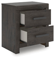 Prendonea Charcoal Nightstand - B3789-92