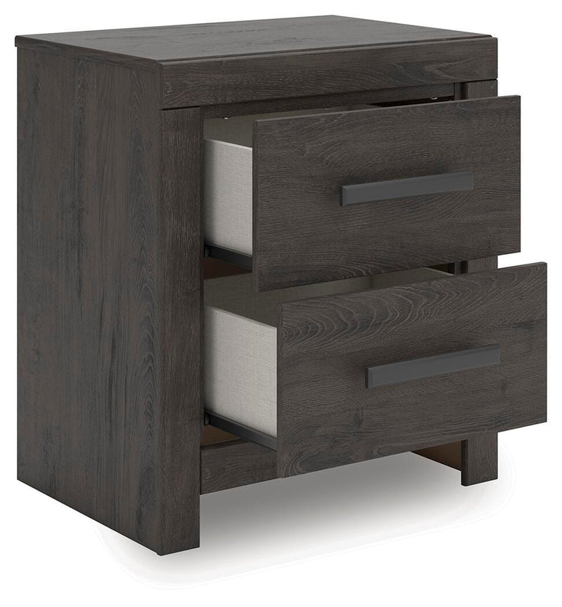 Prendonea Charcoal Nightstand - B3789-92