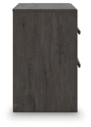 Prendonea Charcoal Nightstand - B3789-92