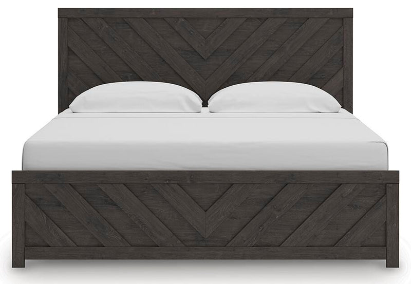Prendonea King Panel Bed, Dresser and 2 Nightstands - B3789B13