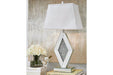 Prunella Silver Finish Table Lamp - Gate FurnitureTable Lamp