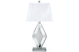 Prunella Silver Finish Table Lamp - Gate FurnitureTable Lamp