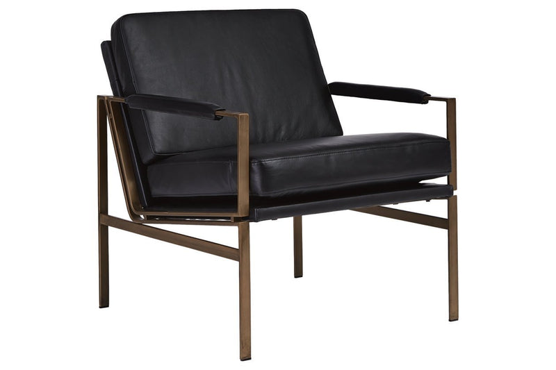 Puckman Black Accent Chair - Lara FurnitureAccent Chair