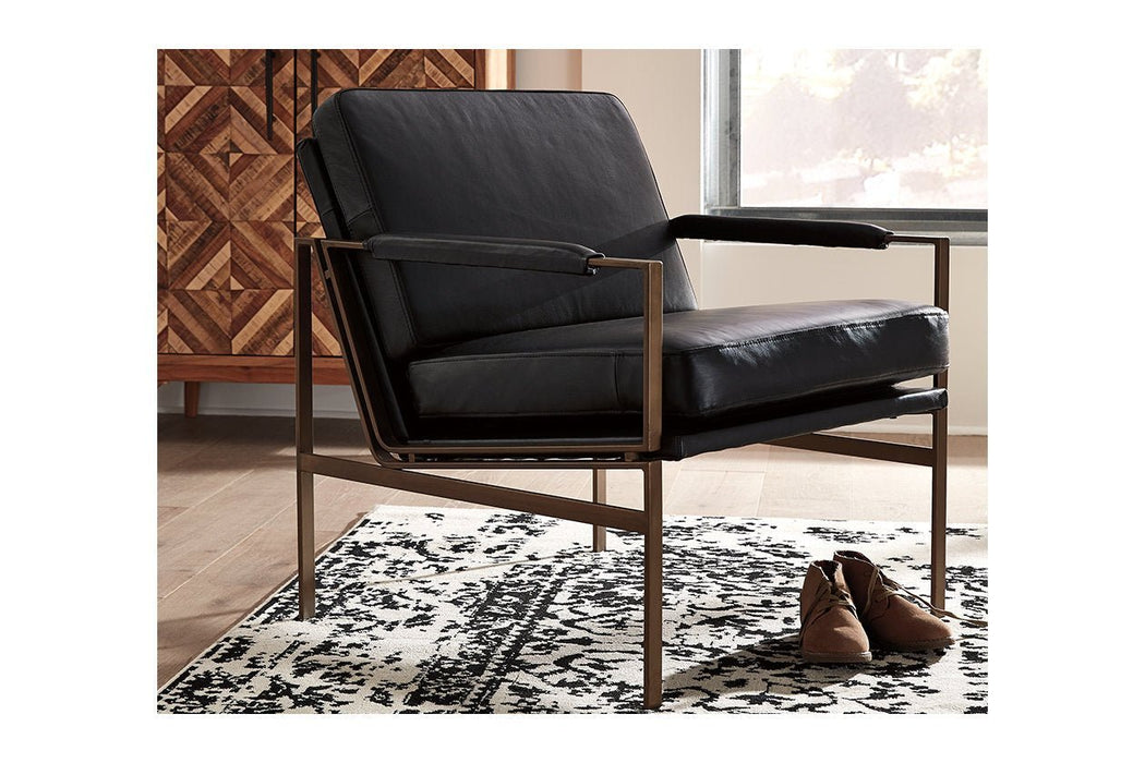 Puckman Black Accent Chair - Gate FurnitureAccent Chair