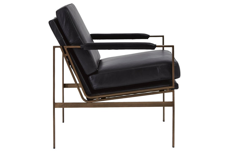Puckman Black Accent Chair - Lara FurnitureAccent Chair