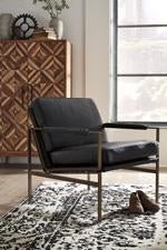 Puckman Black Accent Chair - Lara FurnitureAccent Chair