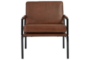 Puckman Brown/Silver Finish Accent Chair - Lara FurnitureAccent Chair