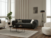 Puffy Stationary Loveseat in Brown - 200-SIM-PUF-ERATO07-2