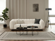 Puffy Stationary Loveseat in White - 200-SIM-PUF-ERATO01-2
