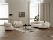 Puffy Swivel Chair in White - 200-SIM-PUF-ERATO01-B