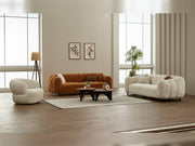 Puffy Swivel Chair in White - 200-SIM-PUF-ERATO01-B
