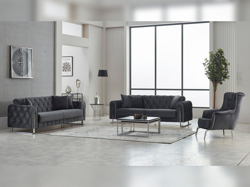 Puma Convertible Sofa in Beige - 200-SIM-PUM-VELVET260-3