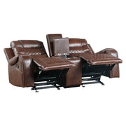 Putnam Brown Reclining Living Room Set - Lara FurnitureLiving Room Set