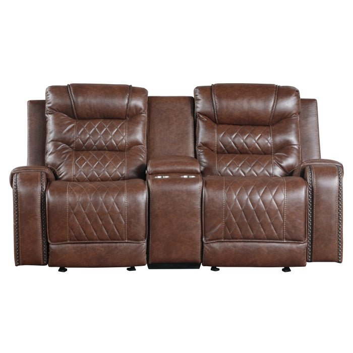 Putnam Brown Reclining Living Room Set - Lara FurnitureLiving Room Set