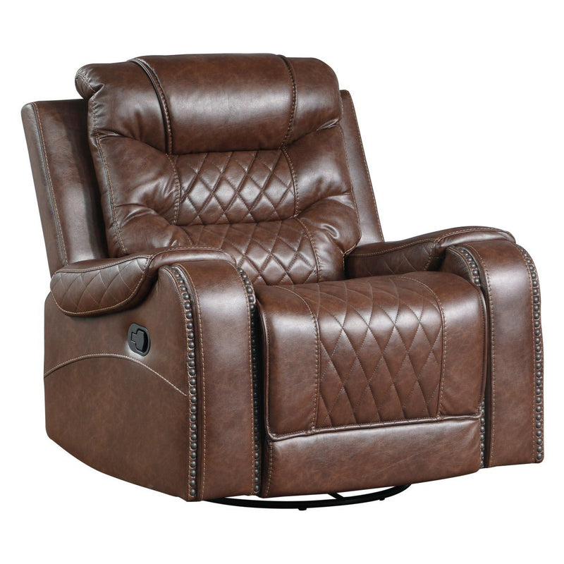 Putnam Brown Reclining Living Room Set - Lara FurnitureLiving Room Set