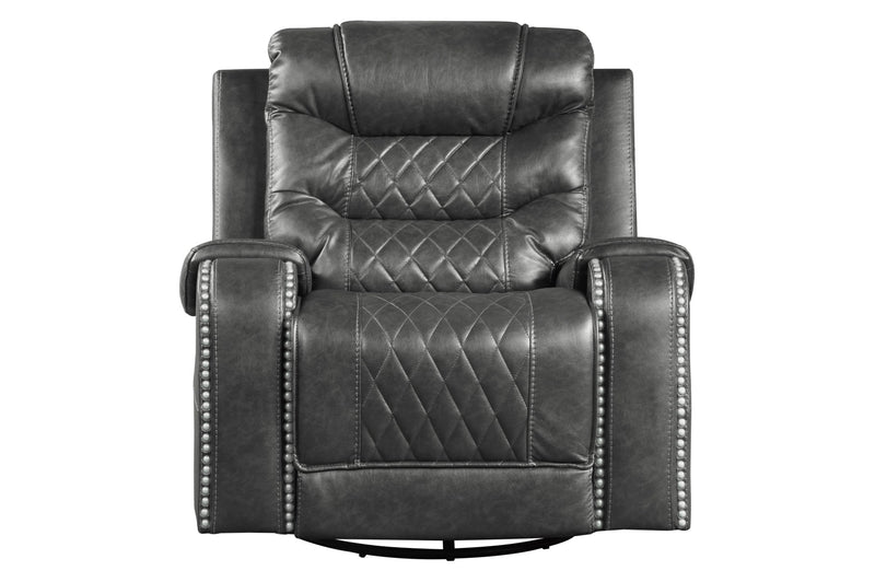 Putnam Gray Reclining Living Room Set - Lara FurnitureLiving Room Set