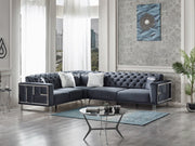 Puzzle 118" / 98" Wide Tufted Extendable Sectional - Sectional