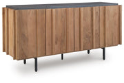 Quintavious Brown/Charcoal Accent Cabinet - A4000685