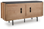 Quintavious Brown/Charcoal Accent Cabinet - A4000685