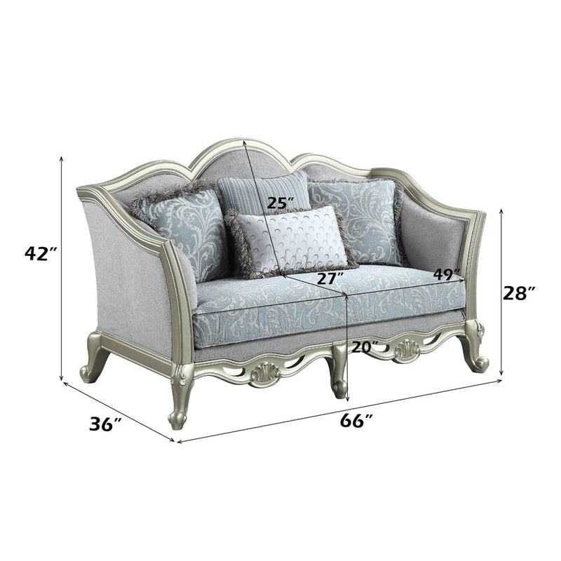 Qunsia Loveseat W/4 Pillows - LV01118