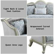 Qunsia Loveseat W/4 Pillows - LV01118
