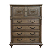 Rachelle Weathered Pecan Bedroom Set - Lara FurnitureBedroom Set