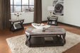 Radilyn Grayish Brown Table (Set of 3) - Gate FurnitureOccasional Table Set