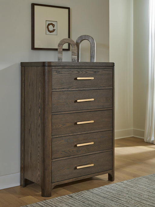 Radkin Burnished Brown Chest of Drawers - PCB843-46