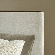 Radkin Burnished Brown Queen Upholstered Panel Bed - PCB843B2