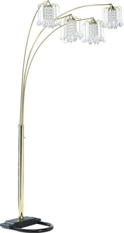 Rain Drop Arc Gold 84" Floor Lamp - Lara FurnitureFloor Lamps