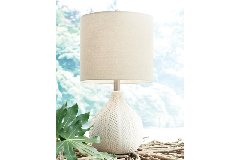 Rainermen Off White Table Lamp - Lara FurnitureTable Lamp
