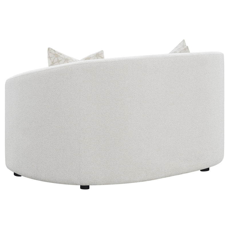 Rainn 2-piece Boucle Upholstered Sloped Arm Sofa Set Latte - 509171-S2